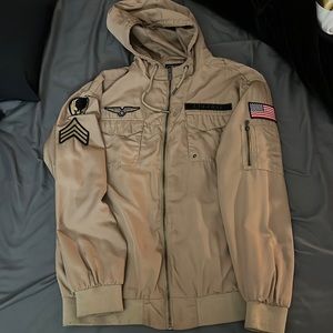 Champs Sports Military Windbreaker jacket